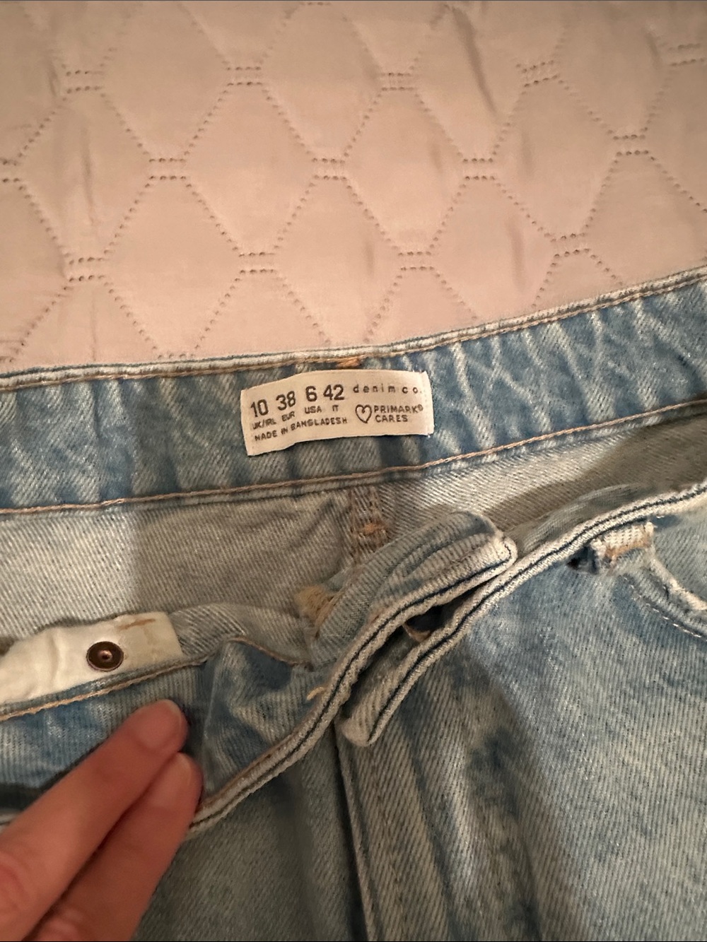 Denim&Co Women’s High-Rise Jeans in Light Blue